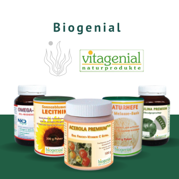 Vitagenial by Biogenial Naturprodukte Vitagenial by Biogenial Naturprodukte Produktfamilie