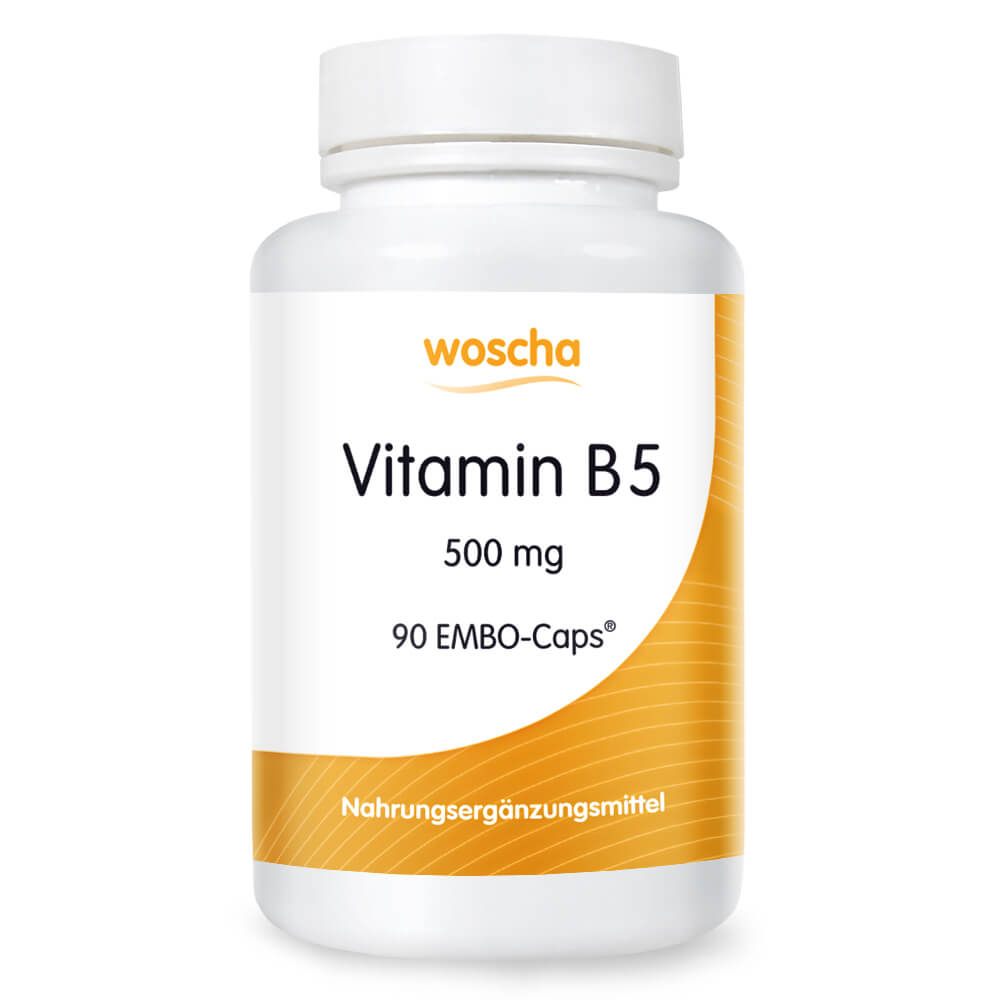 Woscha Vitamin B5 von podo medi beinhaltet 90 Kapseln