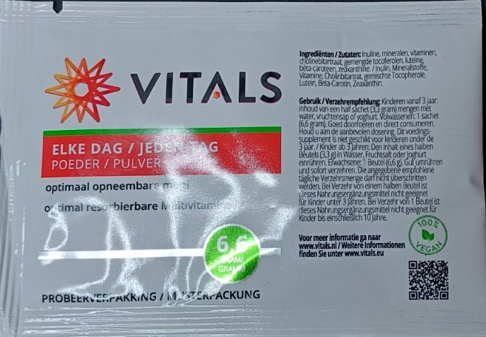 Multivitaminen elke dag, 300 g poeder