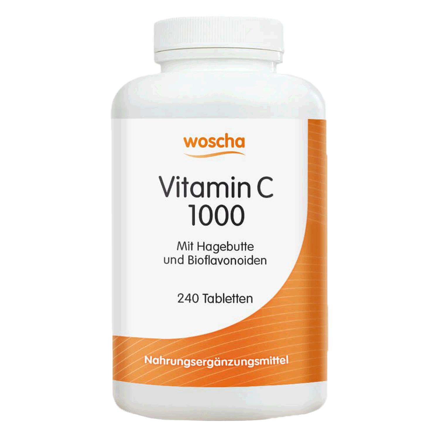 Woscha Vitamin C 1000 Hagebutte podo medi 240 Tabletten Woscha Vitamin C 1000 mit Hagebutte von podo medi beinhaltet 240 Tabletten