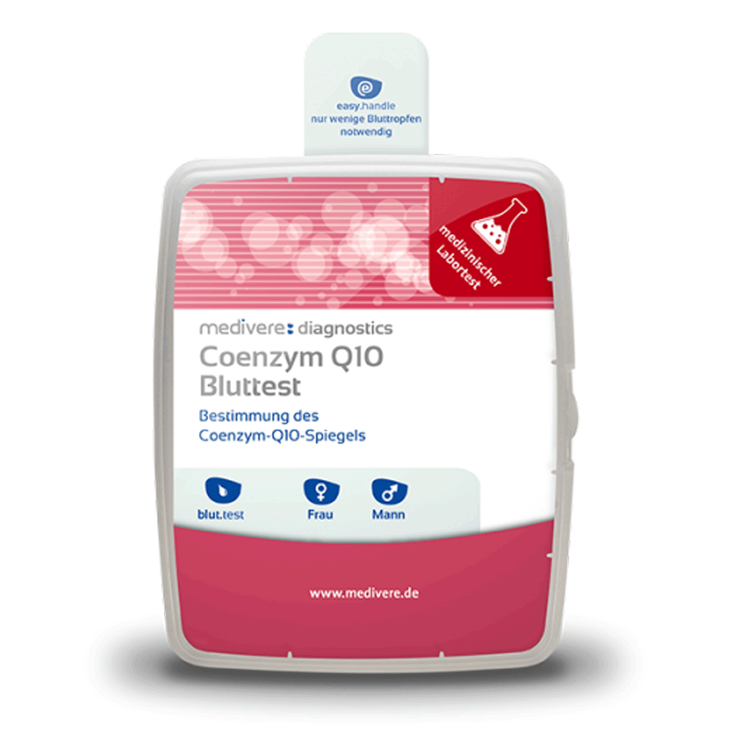 Medivere Coenzym Q10 Bluttest Medivere Laboranalyse Coenzym Q10 410003DE Bluttest EAN: 4250570300482