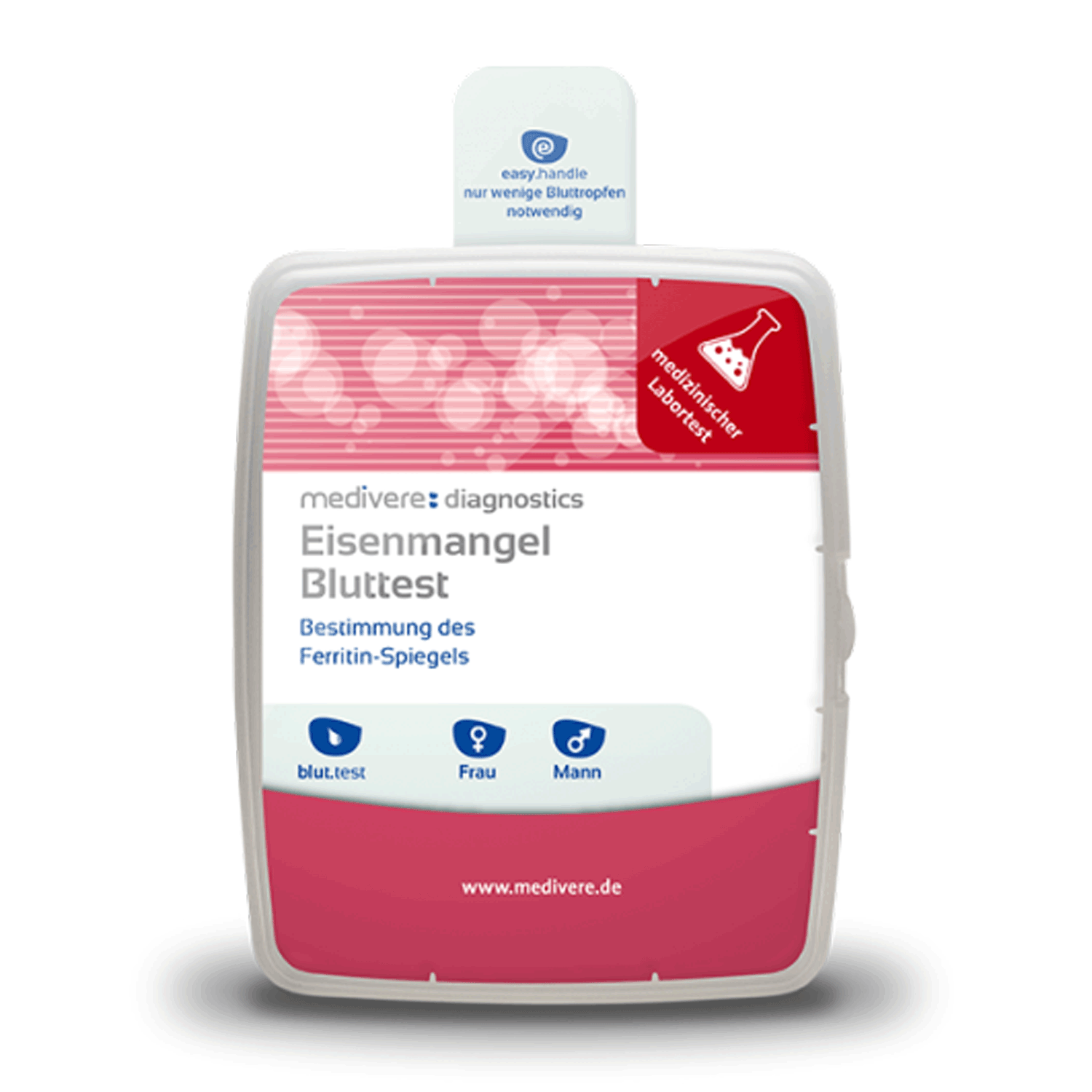 Medivere Eisenmangel Bluttest Medivere Laboranalyse Eisenmangel 510008DE Bluttest EAN: 4250570301106