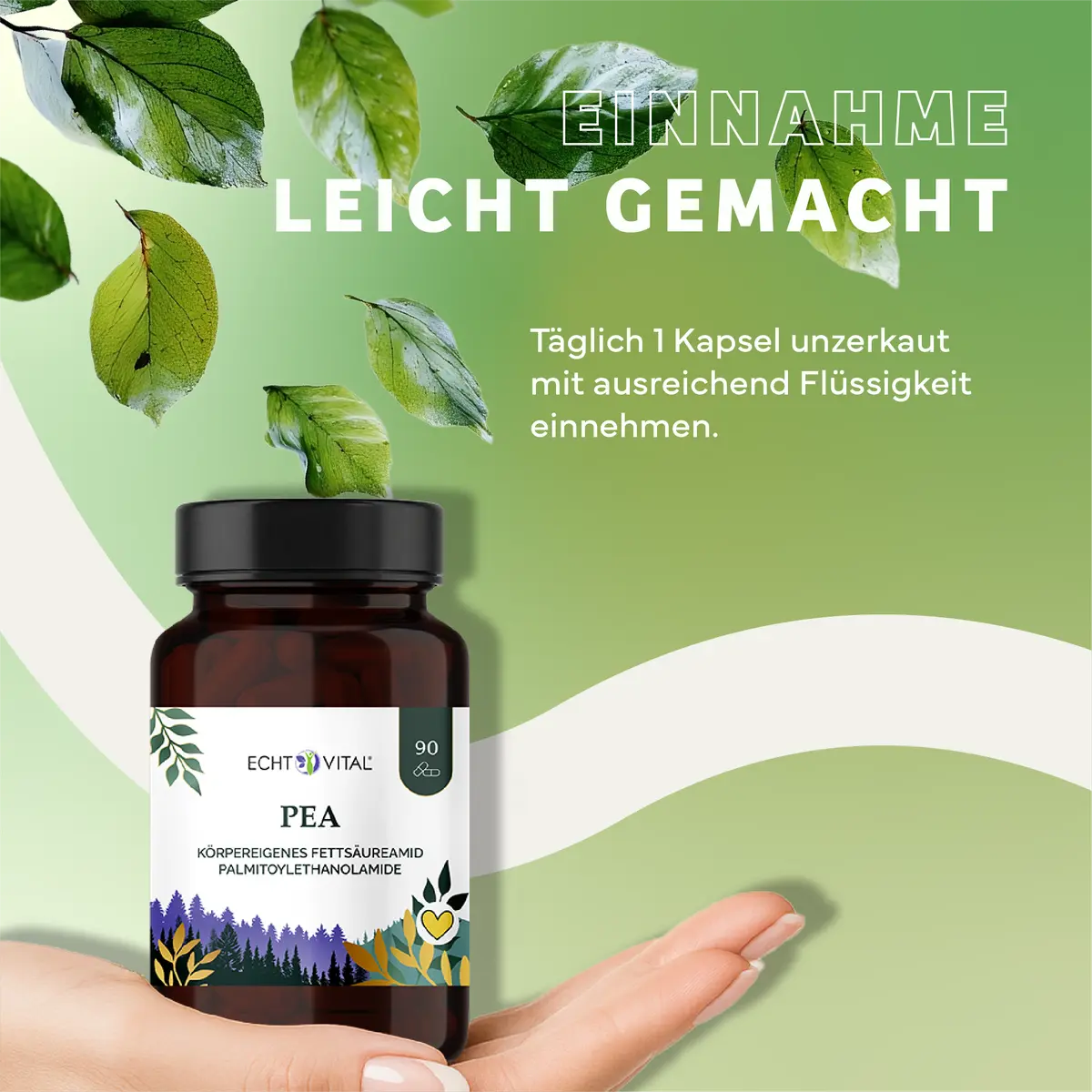 shopware AG PEA capsules - palmitoylethanolamide, 90 capsules  EAN: 4260635734008