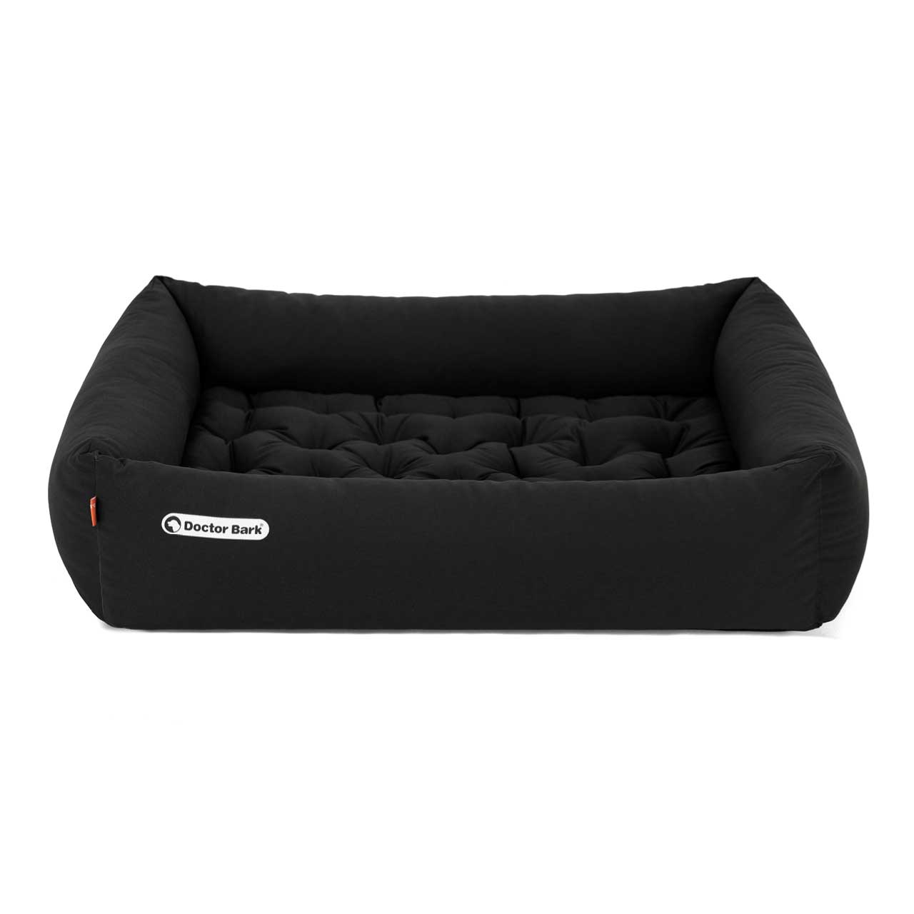 Hundebett orthopädisch in schwarz von Doctor Bark