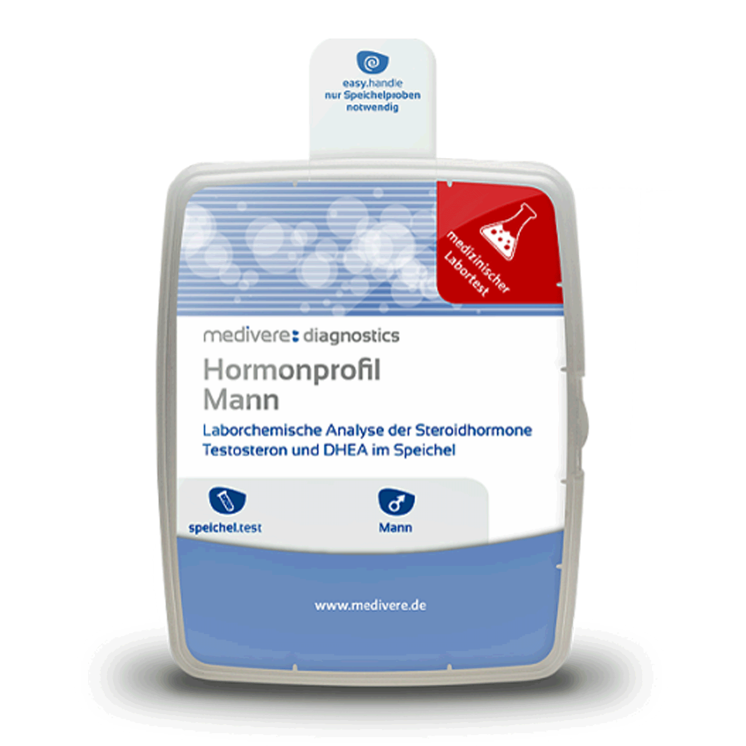 Medivere Male hormone profile Medivere laboratory analysis hormone status 110005EN Man EAN: 4250570300024