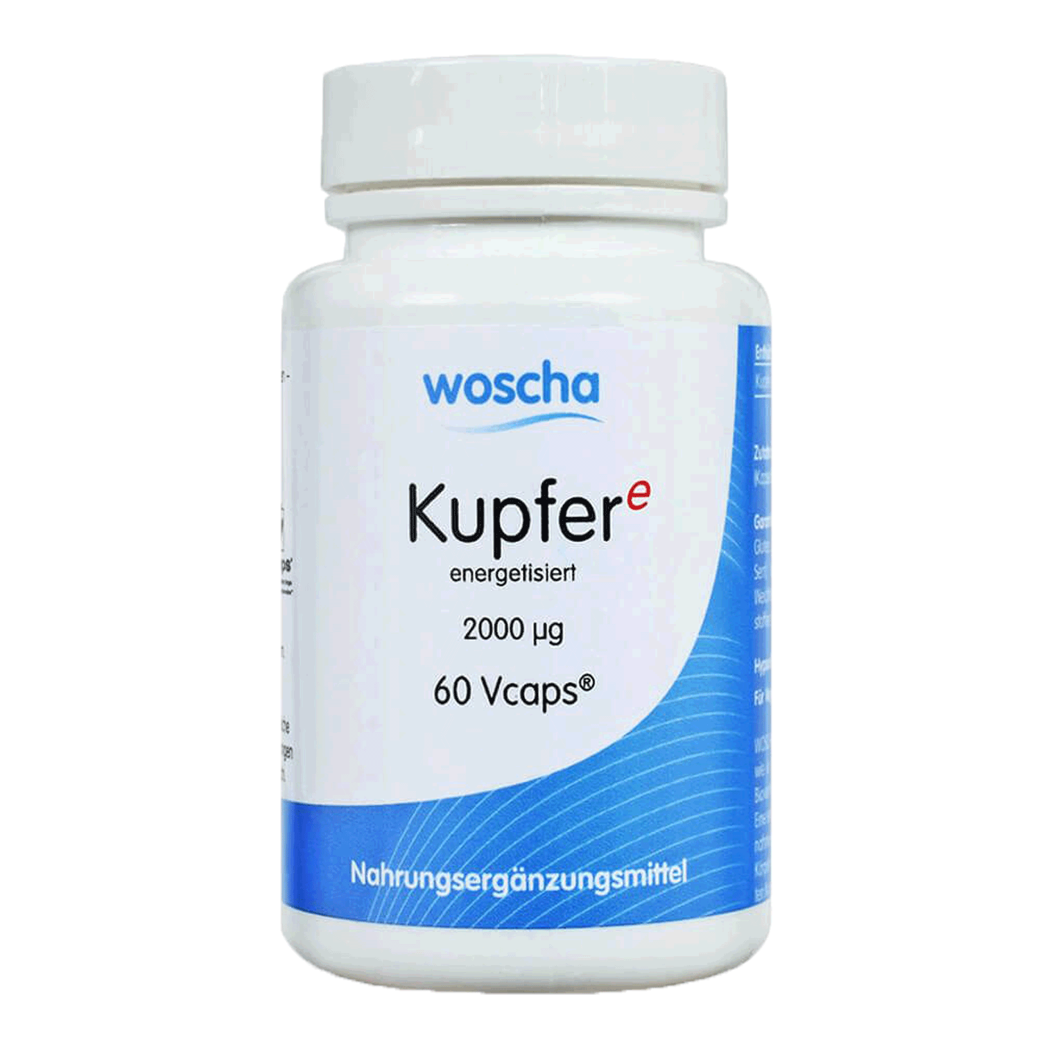 Woscha Kupfer energetisiert podo medi 60 Kapseln Woscha Kupfer energetisiert von podo medi beinhaltet 60 Kapseln