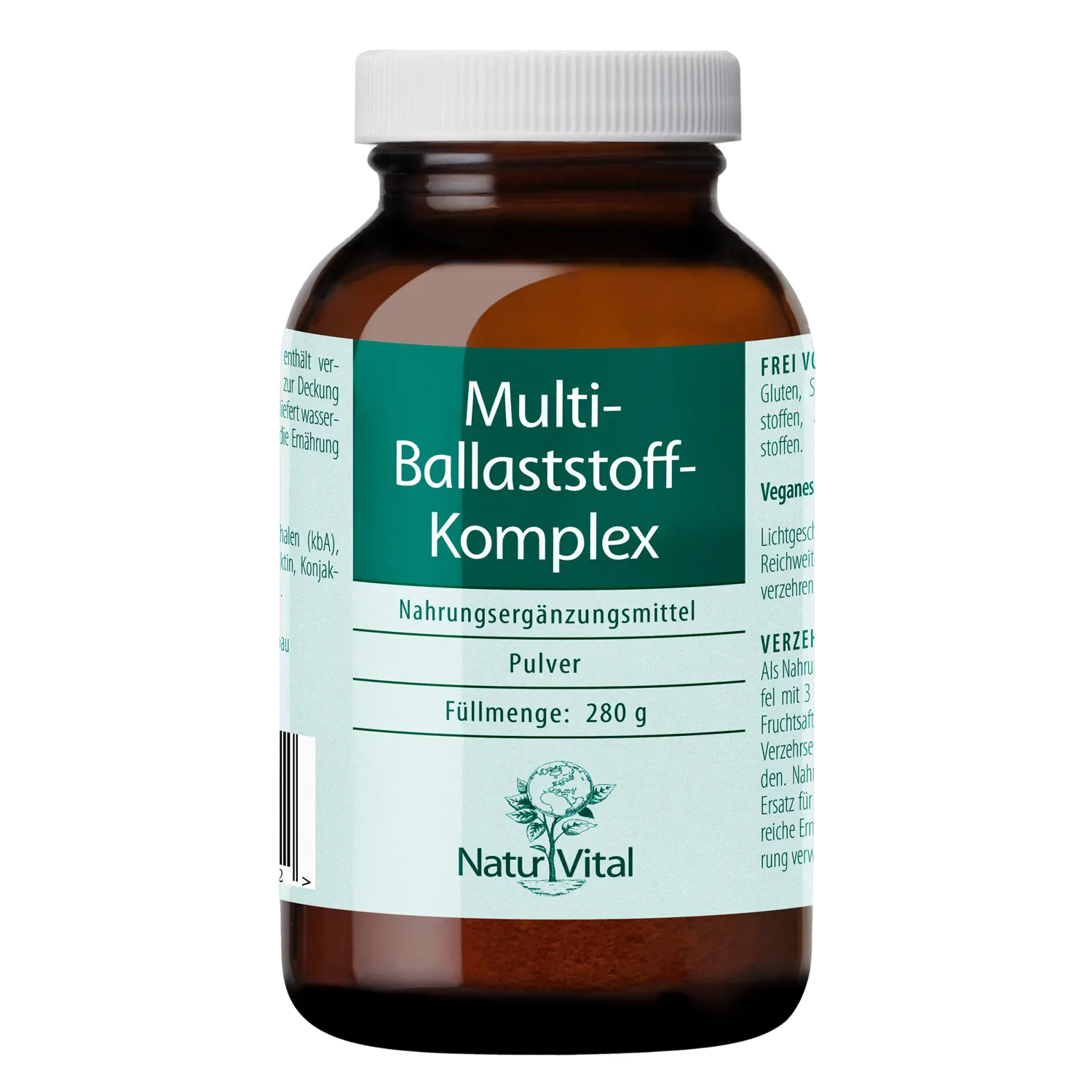 Natur Vital Multi-Ballaststoff-Komplex, 280 g Pulver. EAN: 4262512990439