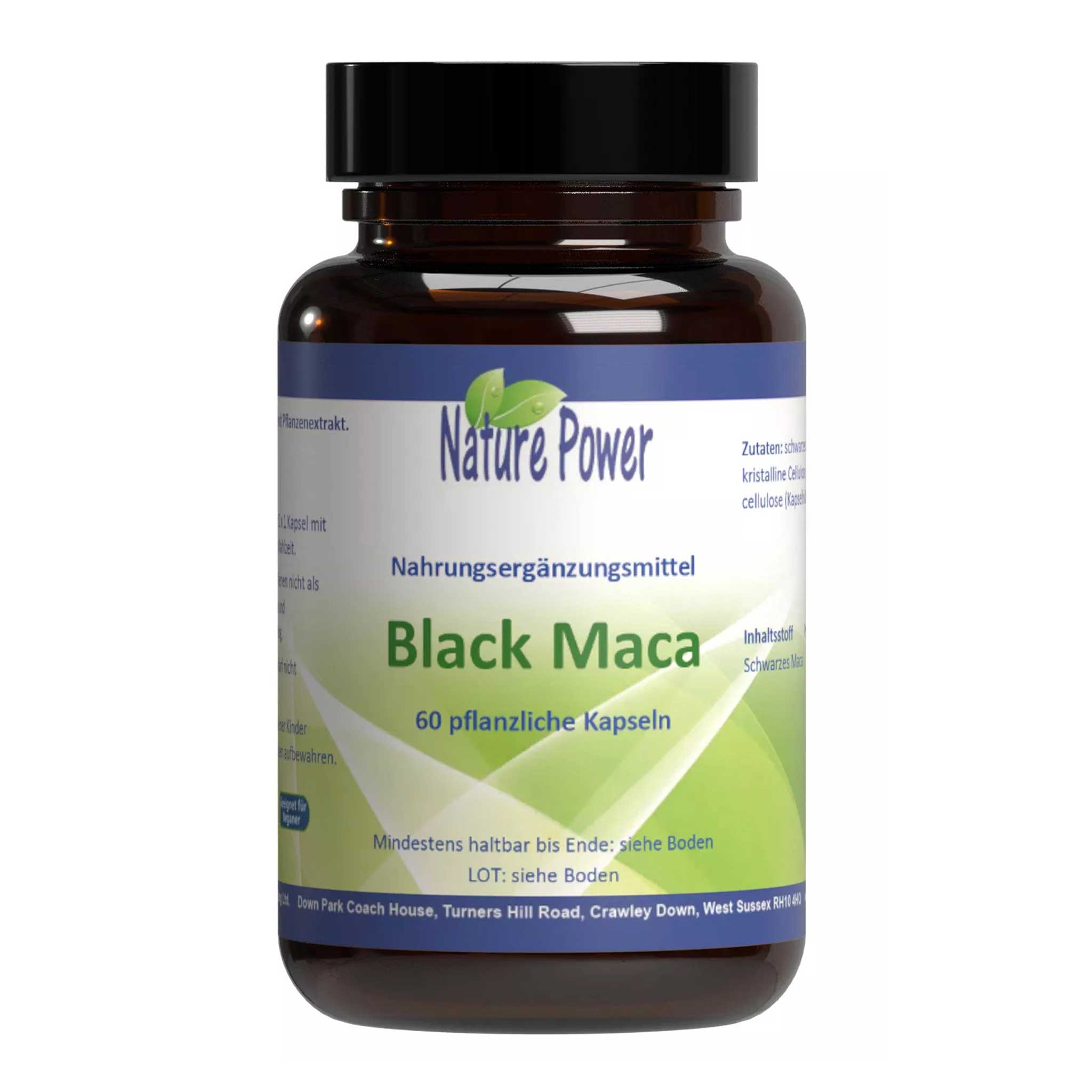 Black Maca, 60 capsules