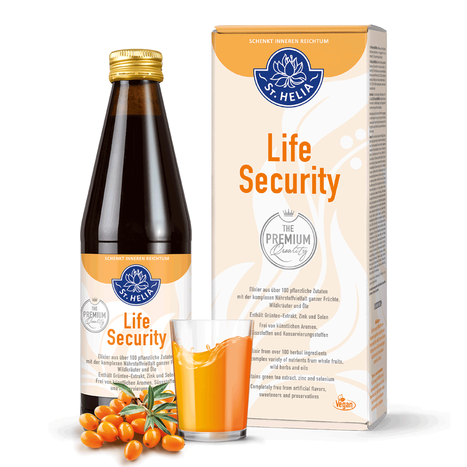 Life Security St. Helia 330 ml Life Security Premium von St. Helia in 330 Milliliter Flasche