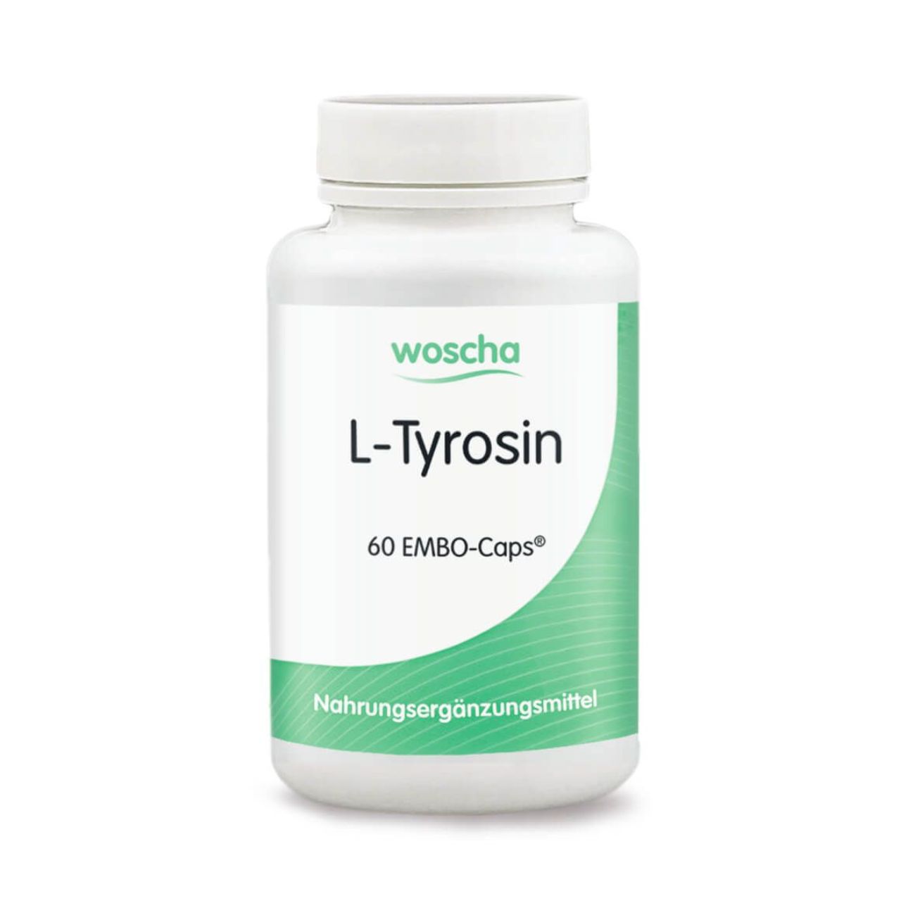 Woscha L-Tyrosin 500 Milligramm von podo medi beinhaltet 60 Kapseln