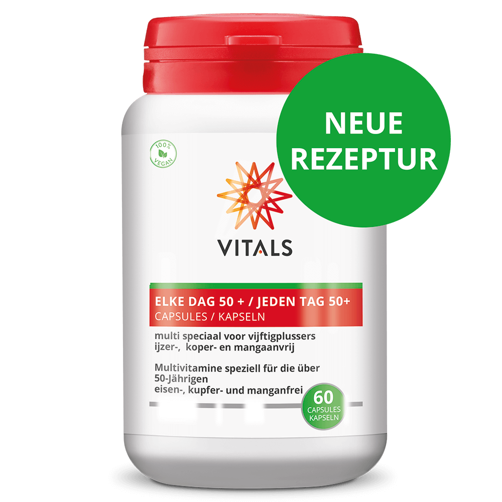 Vitals Jeden Tag 50+ Multivitamine, 60 Kapseln  EAN: 8716717004775