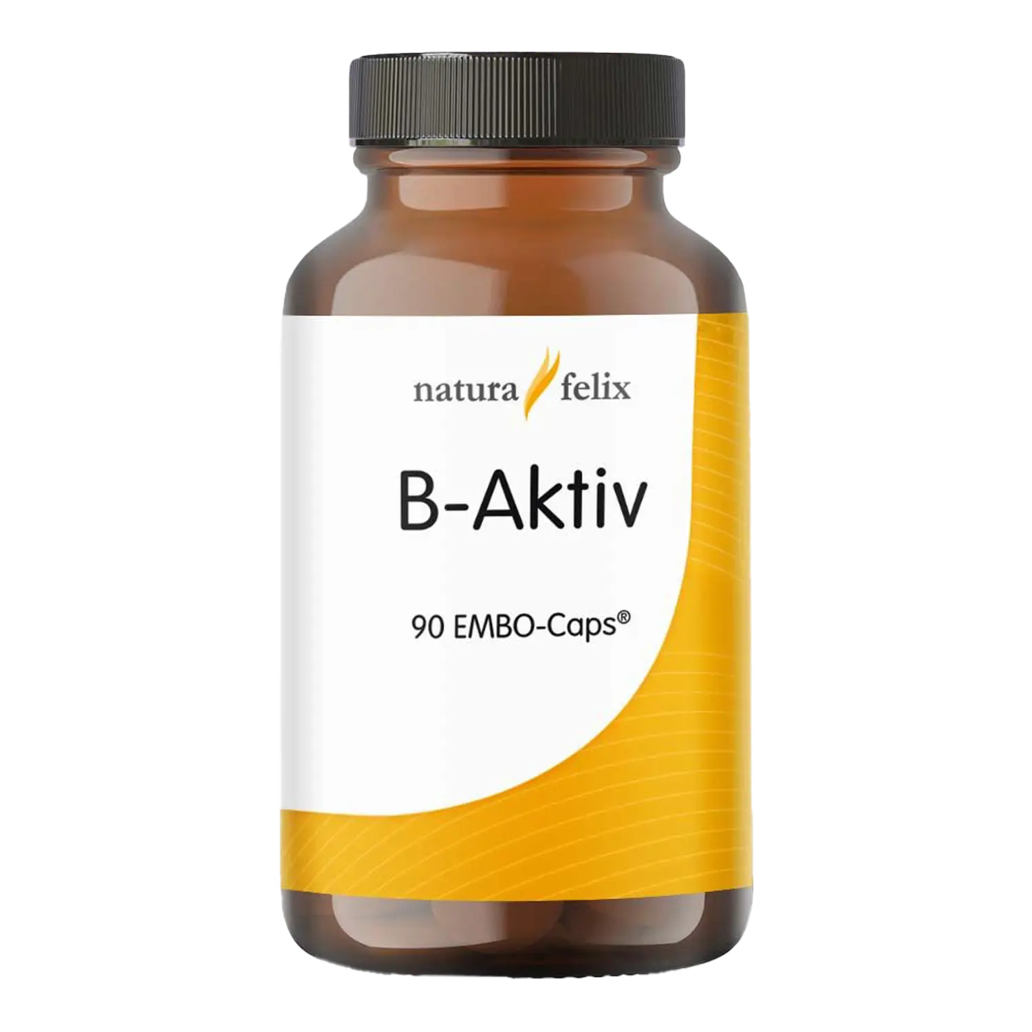 Natura Felix B-Aktiv von podo medi beinhaltet 90 Kapseln