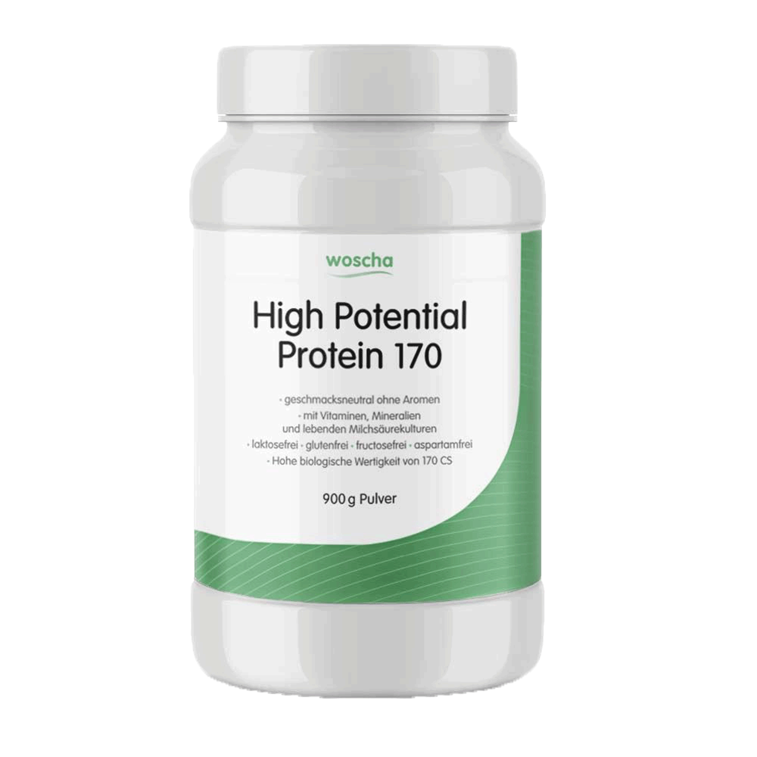 Woscha High Potential Protein 170 podo medi 900 g Woscha High Potential Protein 170 von podo medi beinhaltet 900 Gramm