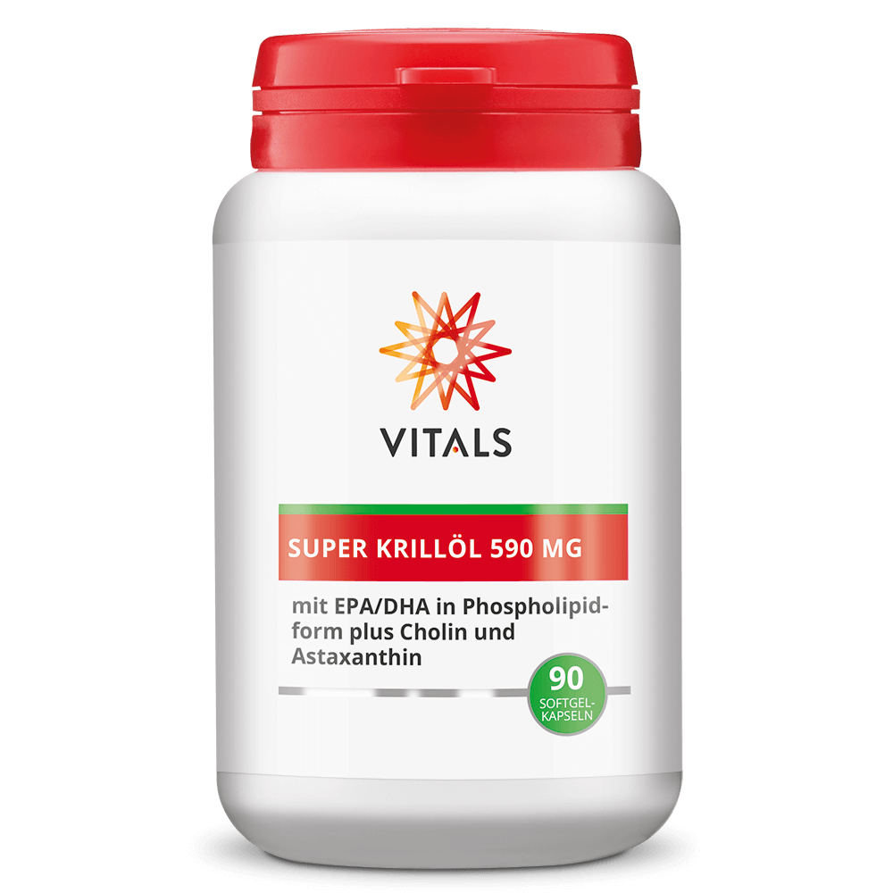 Vitals Super Krillöl, 90 Softgel-Kapseln  EAN: 8716717004188