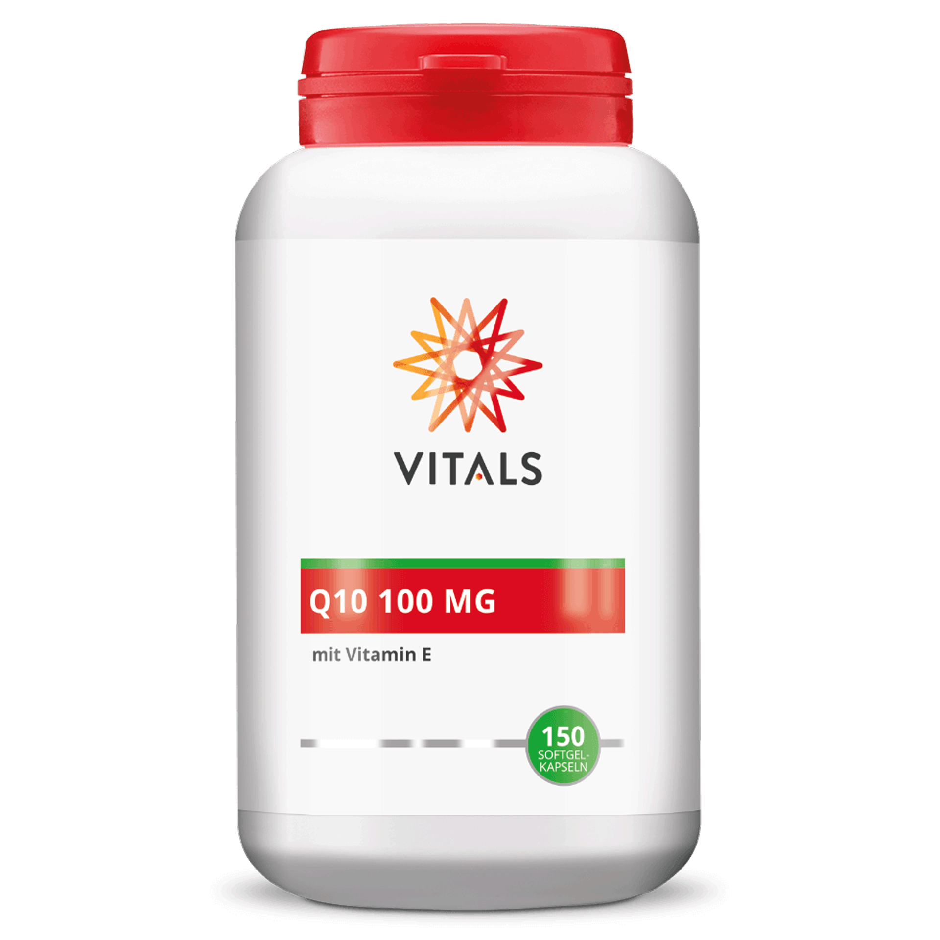 Vitals Q10 100 mg, 150 Softgel-Kapseln ubichinon EAN: 8716717001187