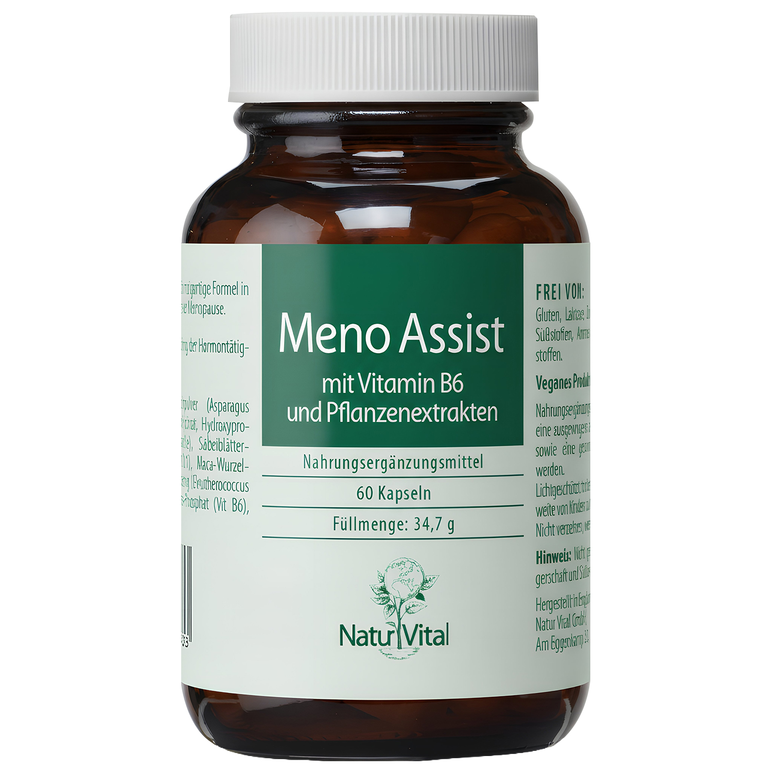 Natur Vital Meno Assist, 60 capsules  EAN: 4262512990873