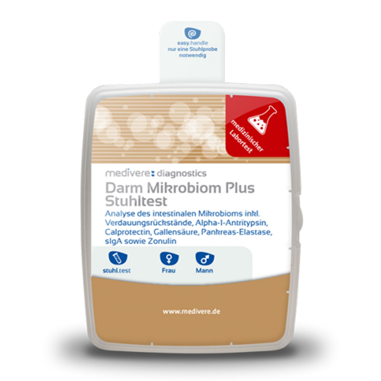 Darm-Mikrobiom Plus Stuhltest von Medivere