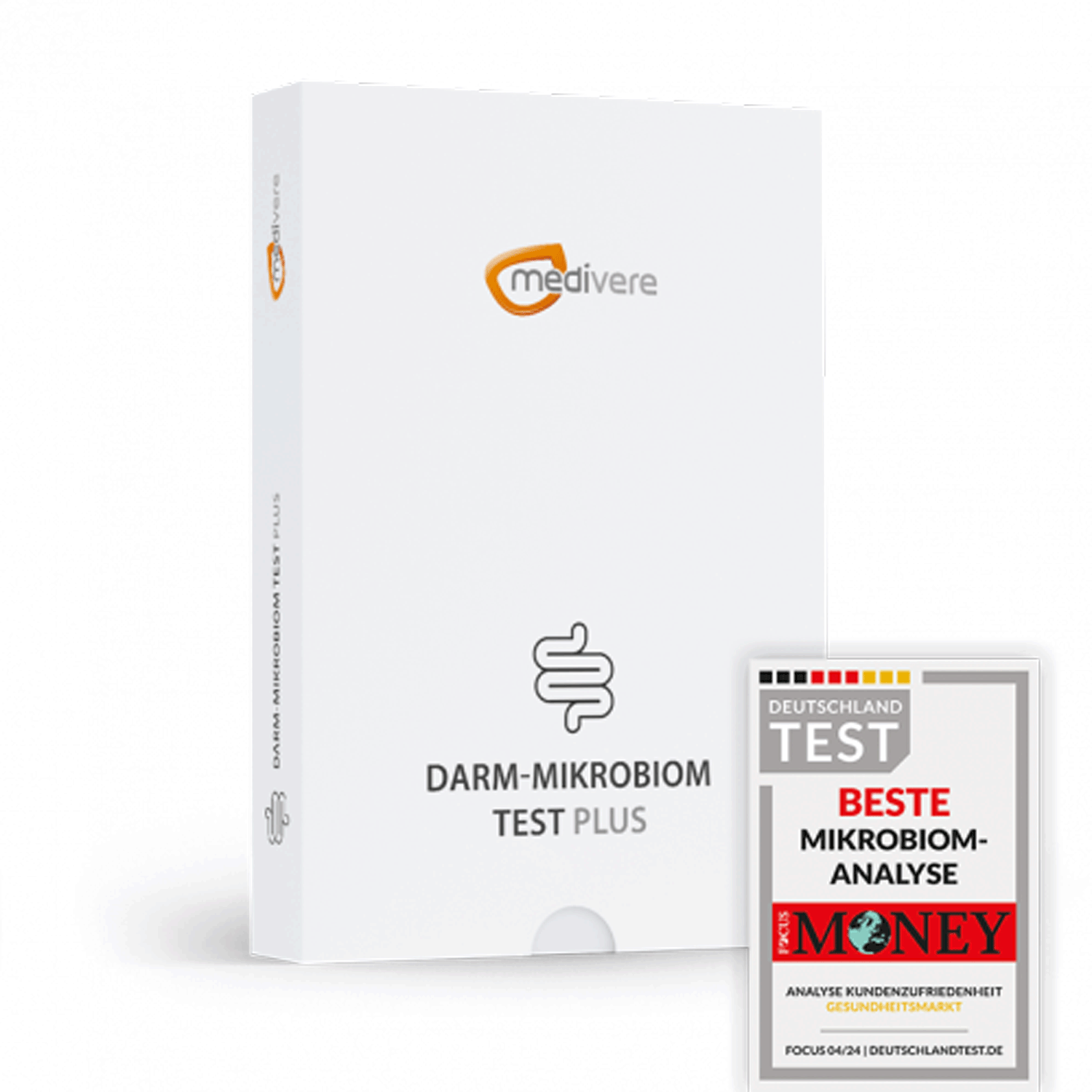 Medivere Darm-Mikrobiom Stuhltest Darm-Mikrobiom Plus Stuhltest von Medivere