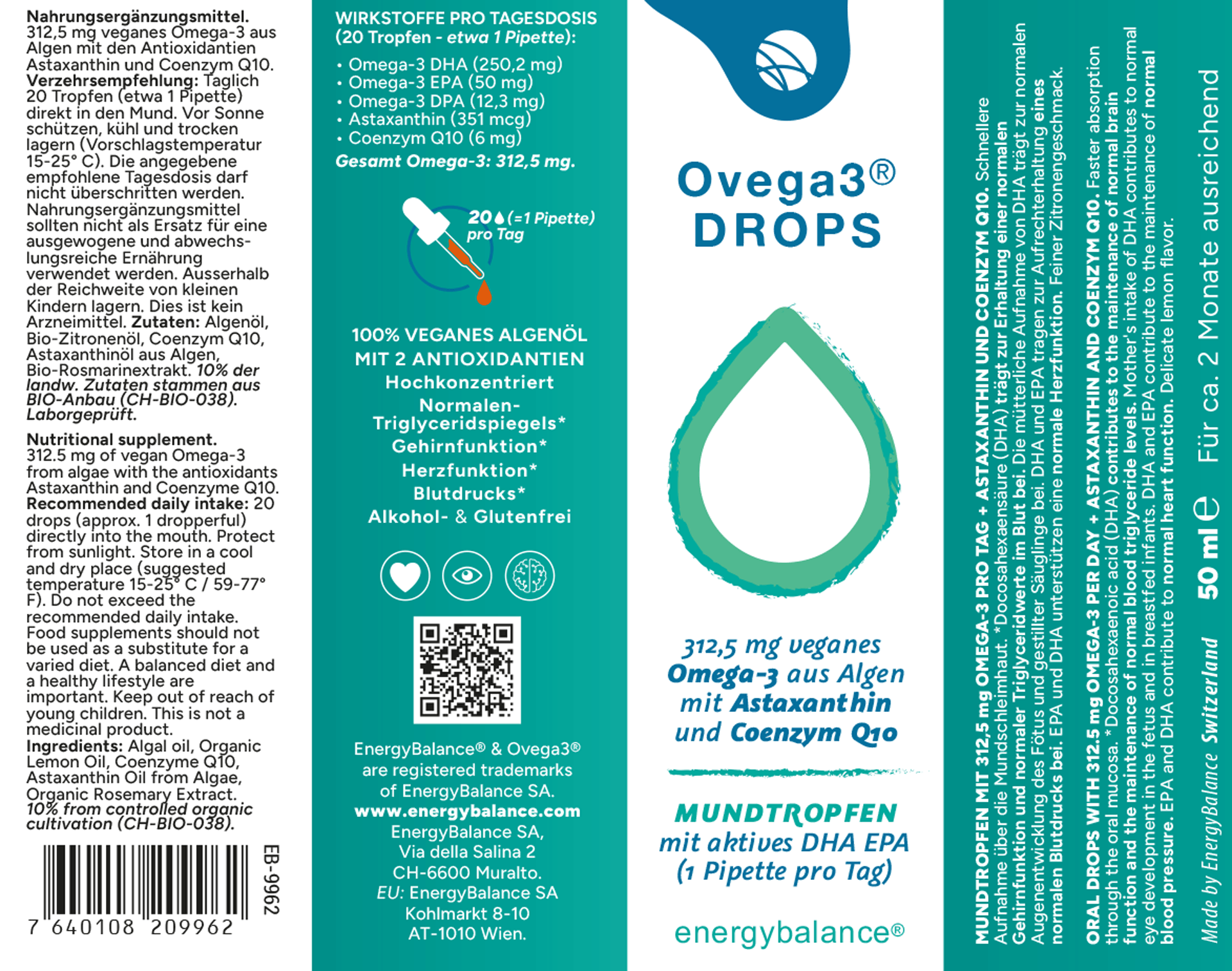 energybalance Ovega3 Tropfen Etikett