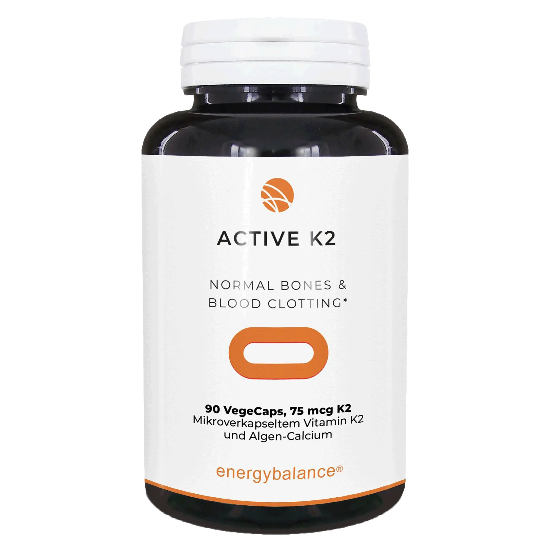 EnergyBalance Active K2 Vitamin MK-7, 90 VegeCaps Knochen EAN: 7640108200594
