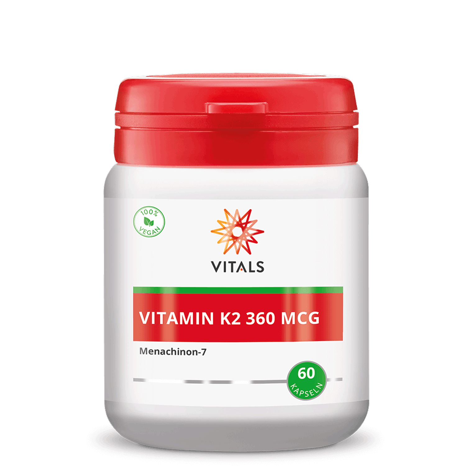 Vitals Vitamin K2 360 mcg, 60 Kapseln Osteoporose EAN: 8716717004652