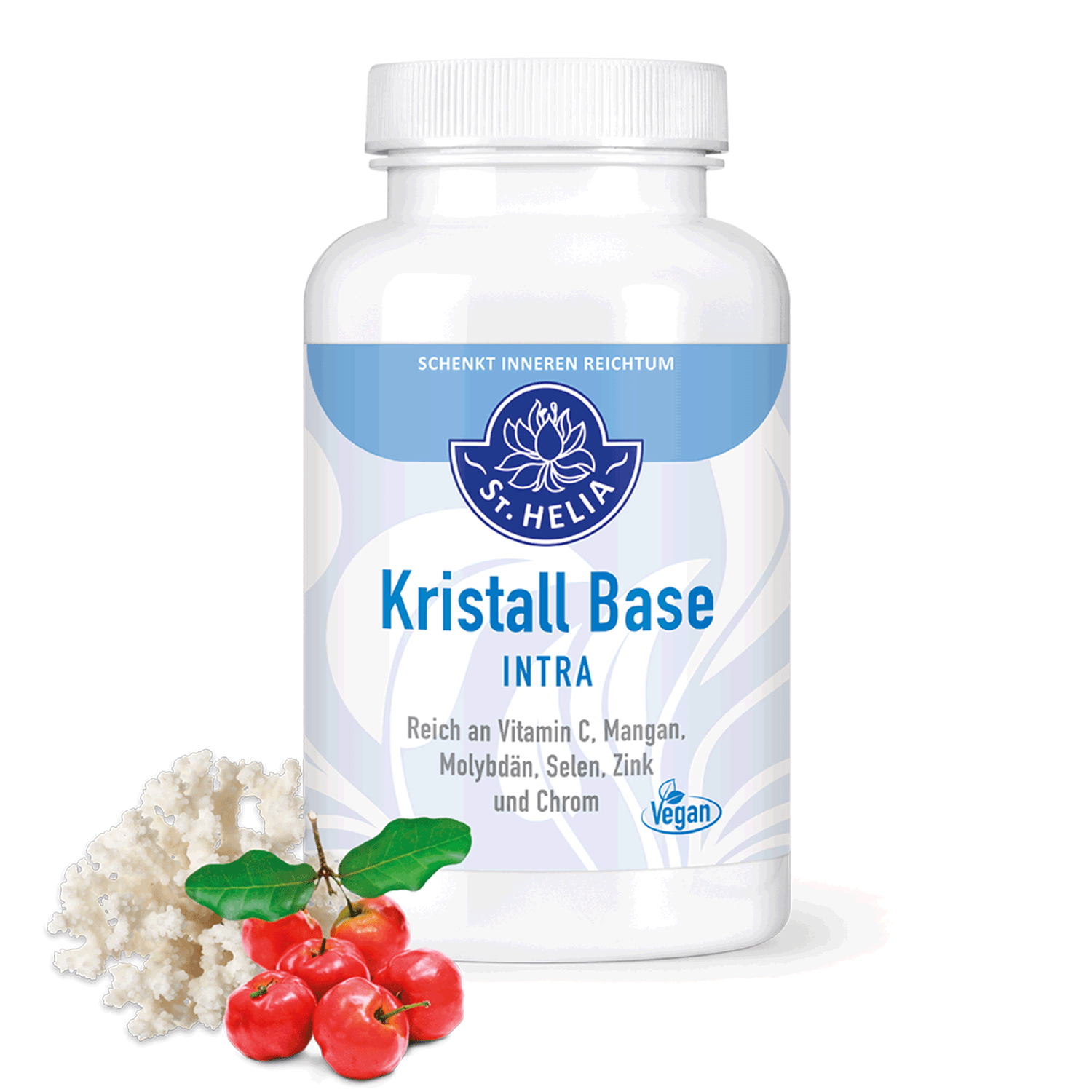 Kristall Base St. Helia 150 Kapseln Kristall Base INTRA von St. Helia beinhaltet 150 Kapseln