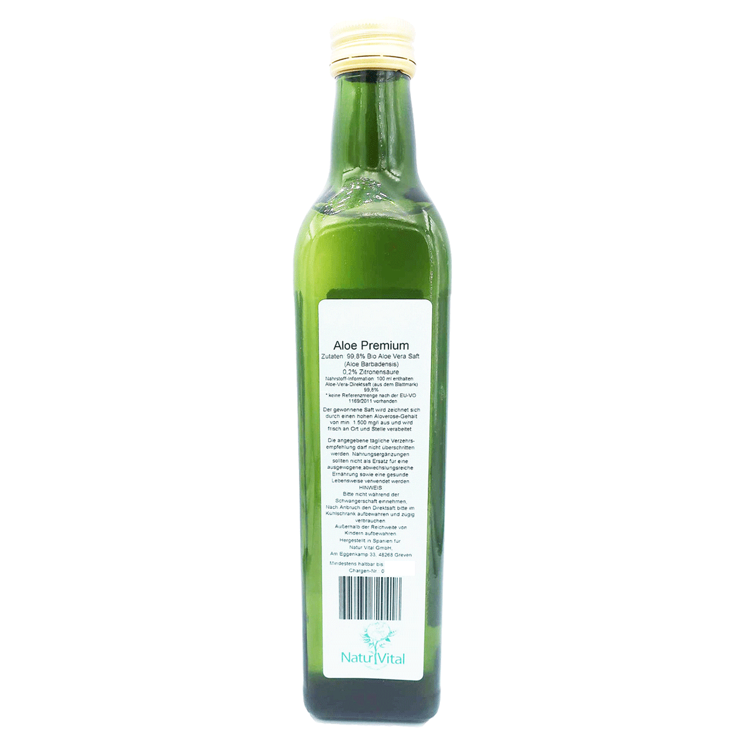 Natur Vital Aloe Premium, 500 ml aloe EAN: 4262512990040