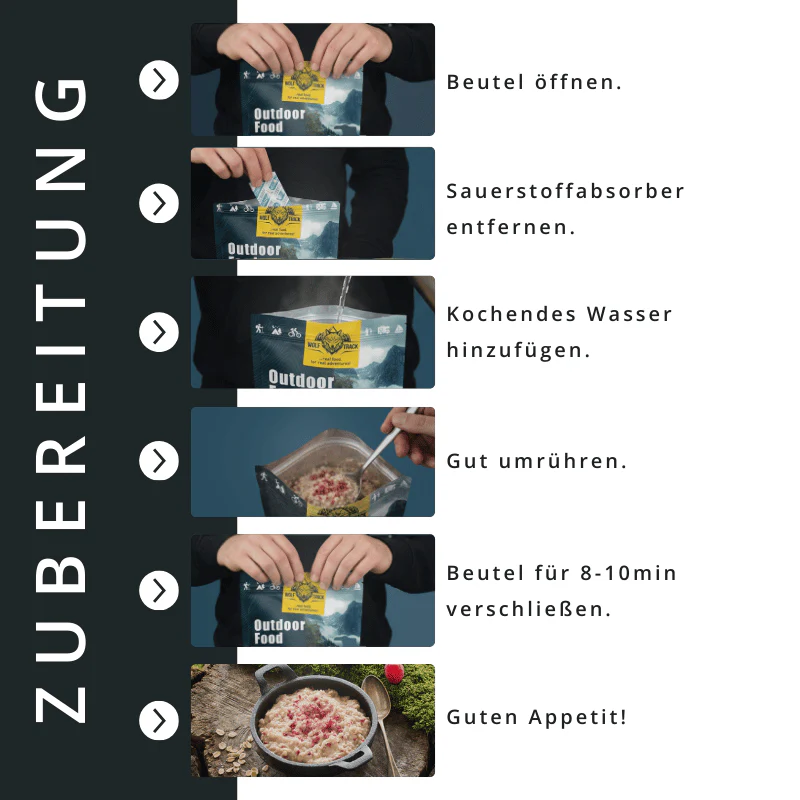 Wolftrack Haferbrei mit Himbeeren  EAN: 9120082323550