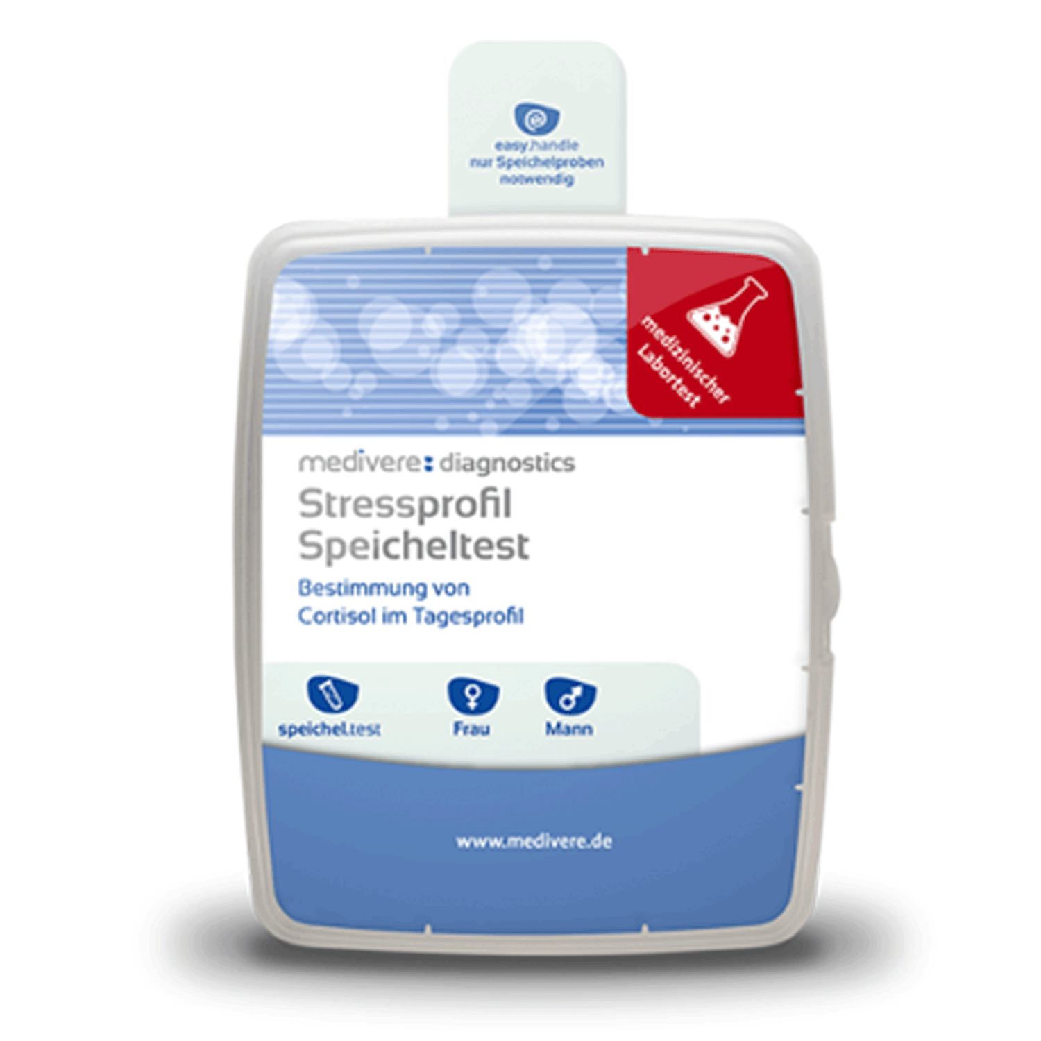 Medivere Stressprofil Speicheltest Medivere Laboranalyse Cortisol 110001DE Stresshormon EAN: 4250570300369