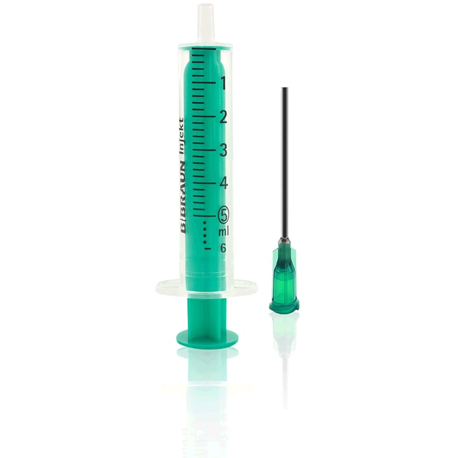 One disposable syringe 5 ml incl. 37 mm cannula with blunt needle One disposable syringe 5 ml incl. 37 mm cannula with blunt needle
