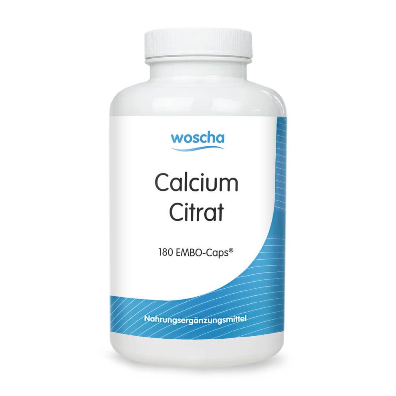 Woscha Calcium Citrat organisch von podo medi beinhaltet 180 Kapseln