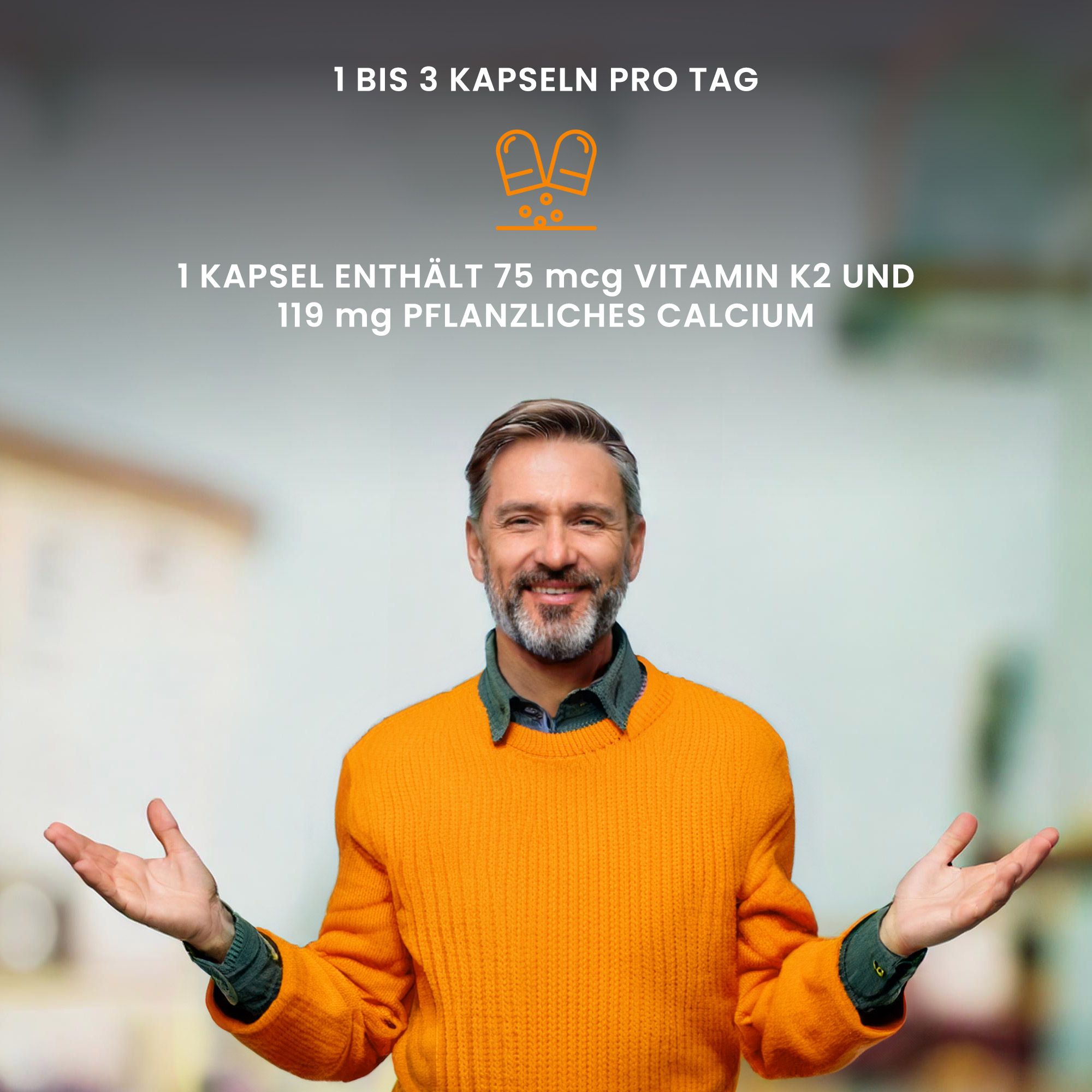 Vitamin K2 Kapseln von EnergyBalance Dosis pro Kapsel