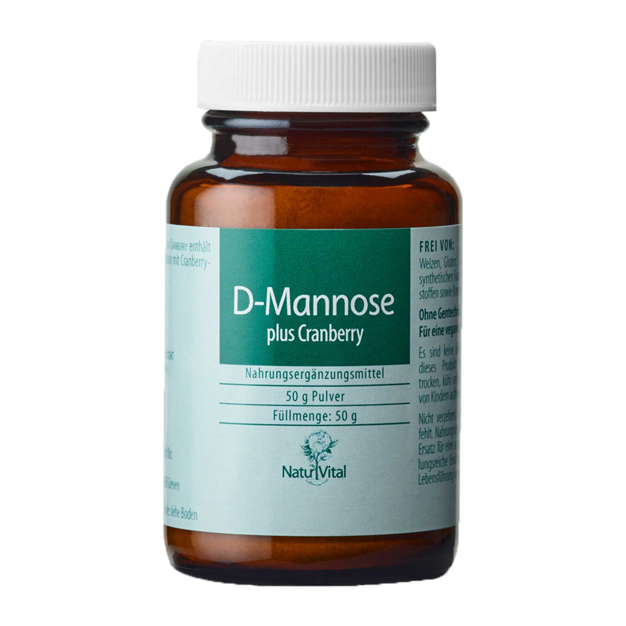 D-Mannose plus cranberry, 50 g speciale aanbieding houdbaar tot 31.03.2024
