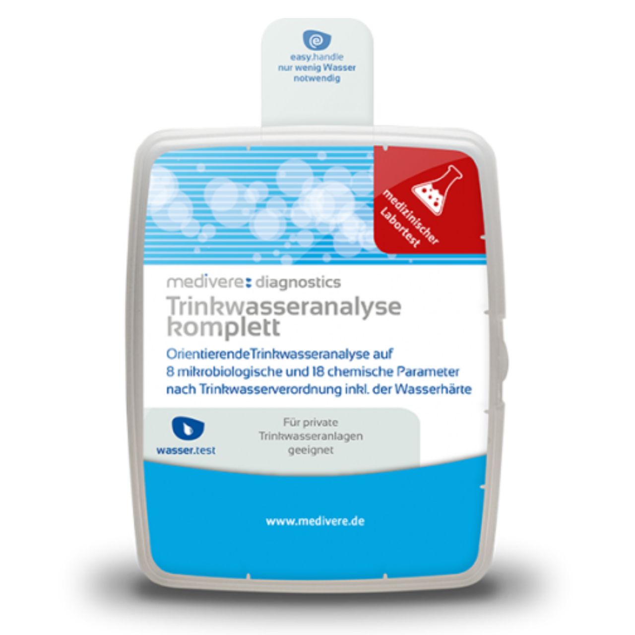 Medivere Trinkwasseranalyse komplett  EAN: 4250570301274