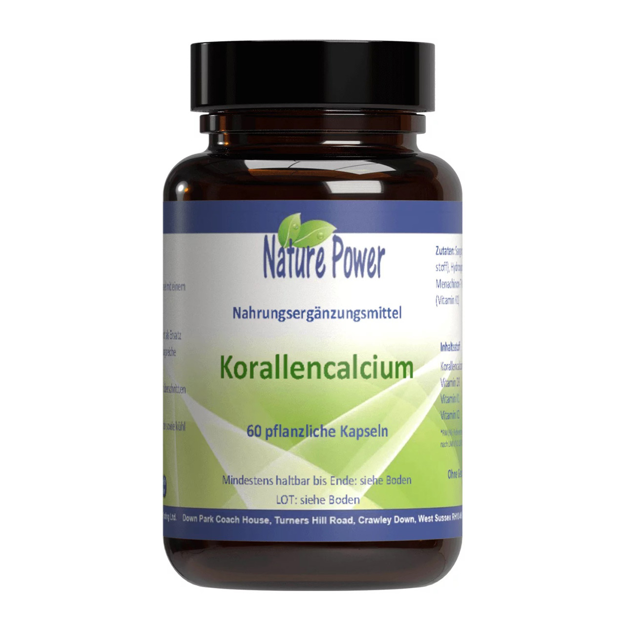 Korallencalcium, 60 Kapseln - Sonderangebot MHD 31.12.2023