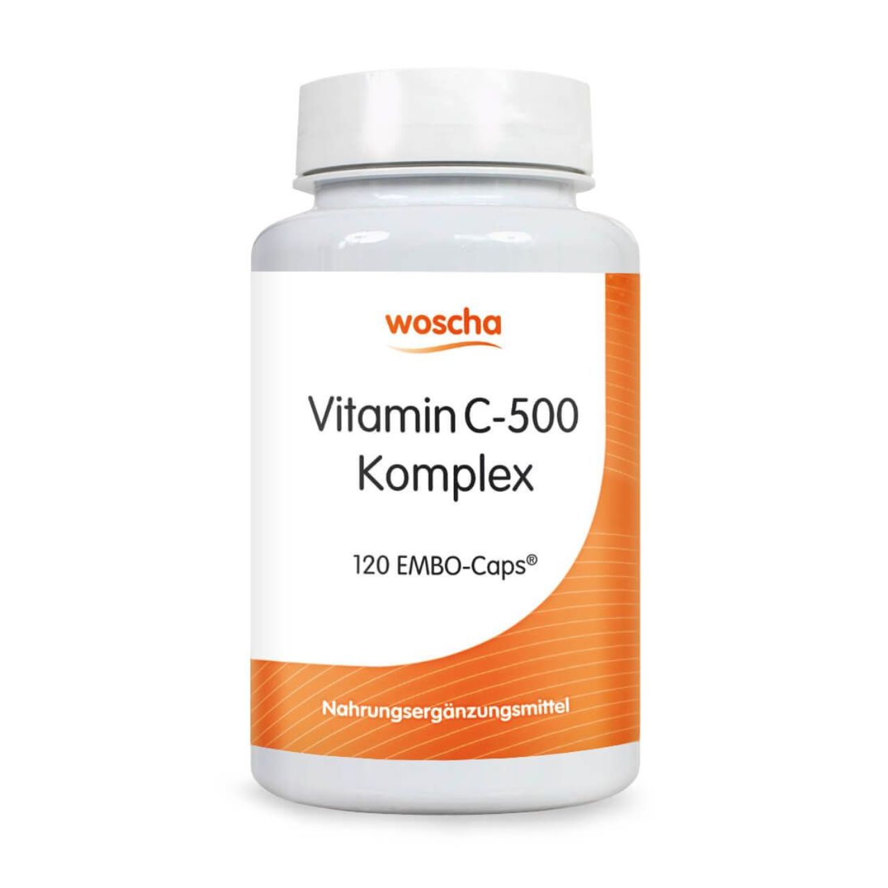 Woscha Vitamin C-500 Komplex von podo medi beinhaltet 120 Kapseln