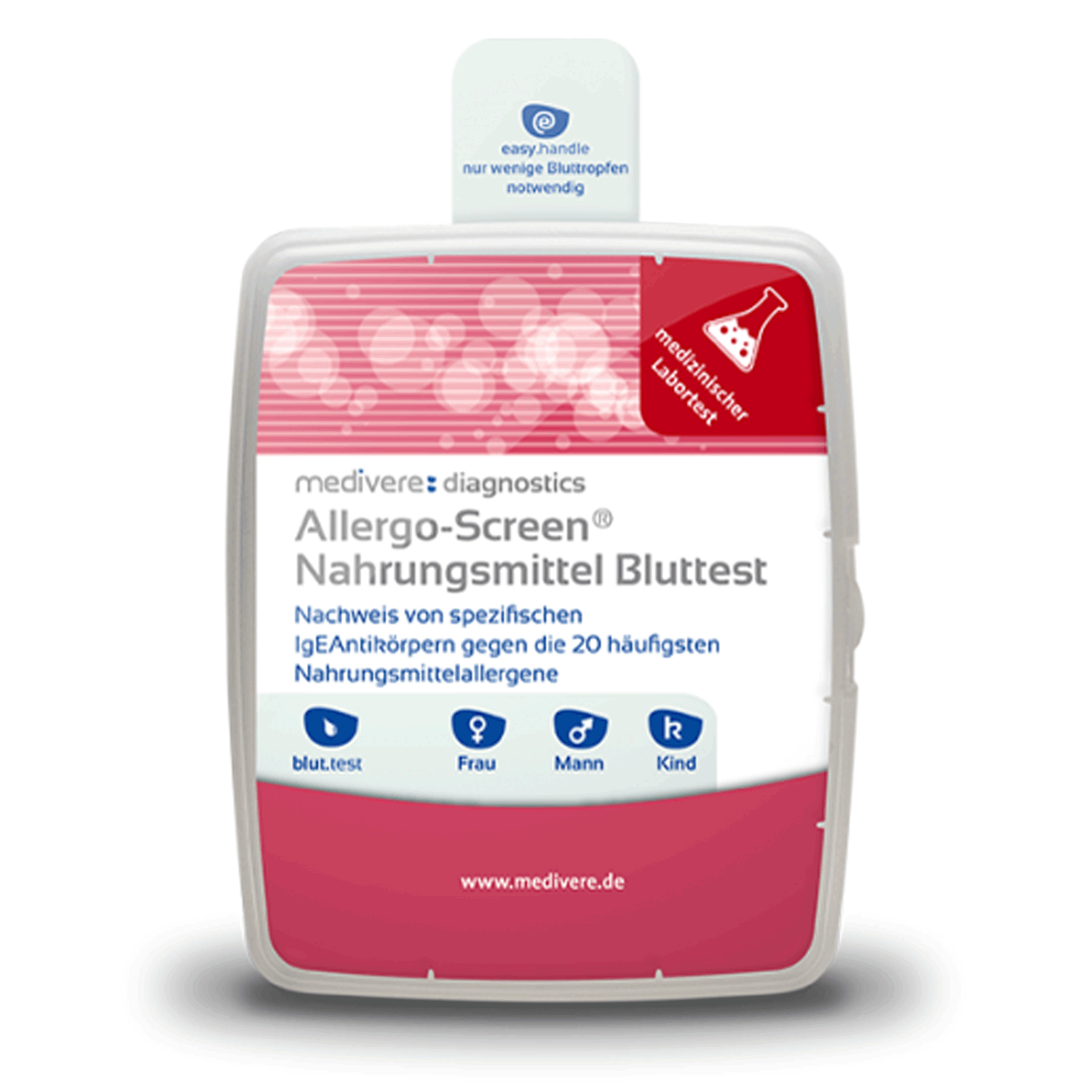 Medivere Allergo-Screen® Nahrungsmittel Medivere Nahrungsmittelallergene Nahrungsmittelallergie EAN: 4250570300574