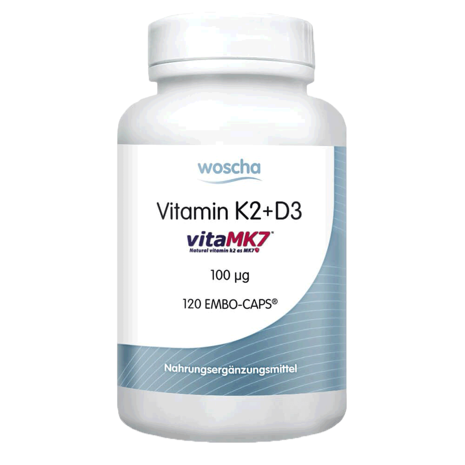 Woscha Vitamin K2 + D3 podo medi 120 Kapseln Woscha Vitamin K2 + D3 von podo medi beinhaltet 120 Kapseln
