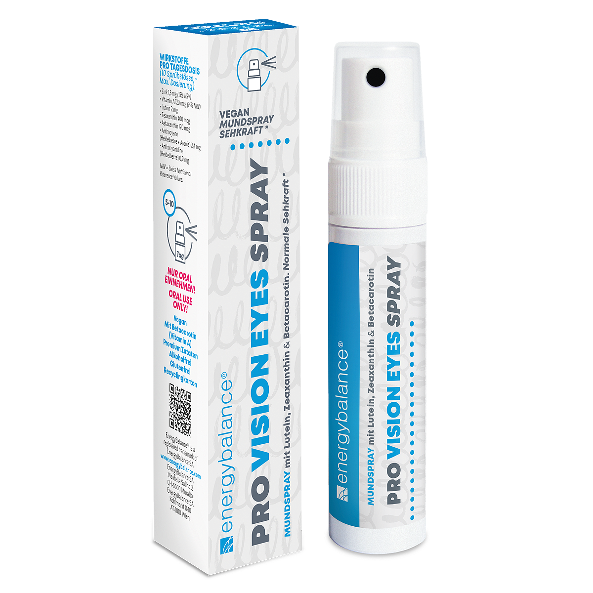 EnergyBalance Pro Vision EYES Mundspray, Normale Sehkraft, 25 ml  EAN: 7640108209443