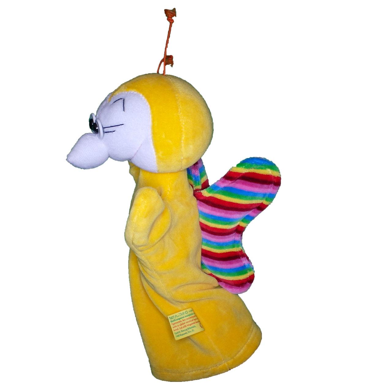Hand puppet butterfly yellow-orange