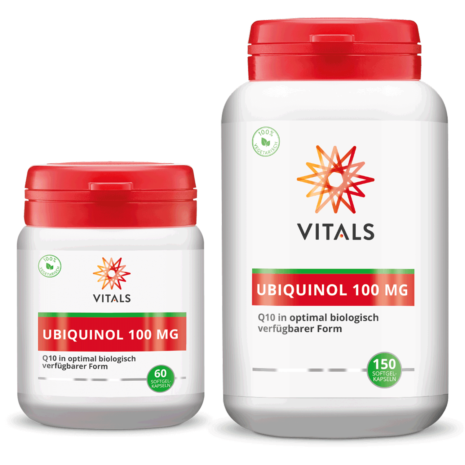 Ubiquinol 100 mg, 60 oder 150 Softgel-Kapseln