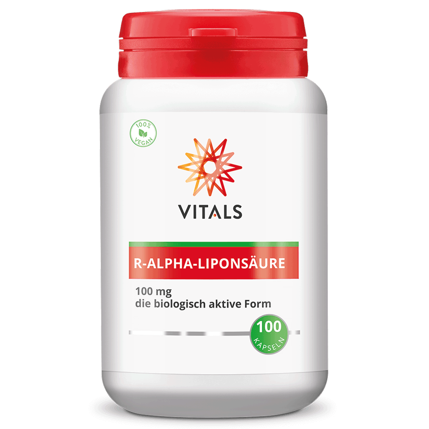 Vitals R-Alpha-Liponsäure, 100 Kapseln  EAN: 8716717002115
