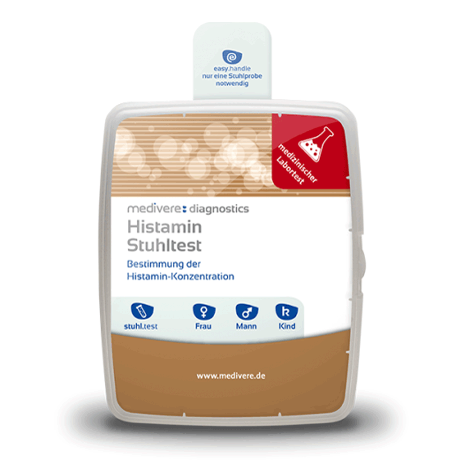 Medivere Histamin Stuhltest Medivere Laboranalyse Hormonstatus 110018DE hormonellesGleichgewicht EAN: 4250570300055