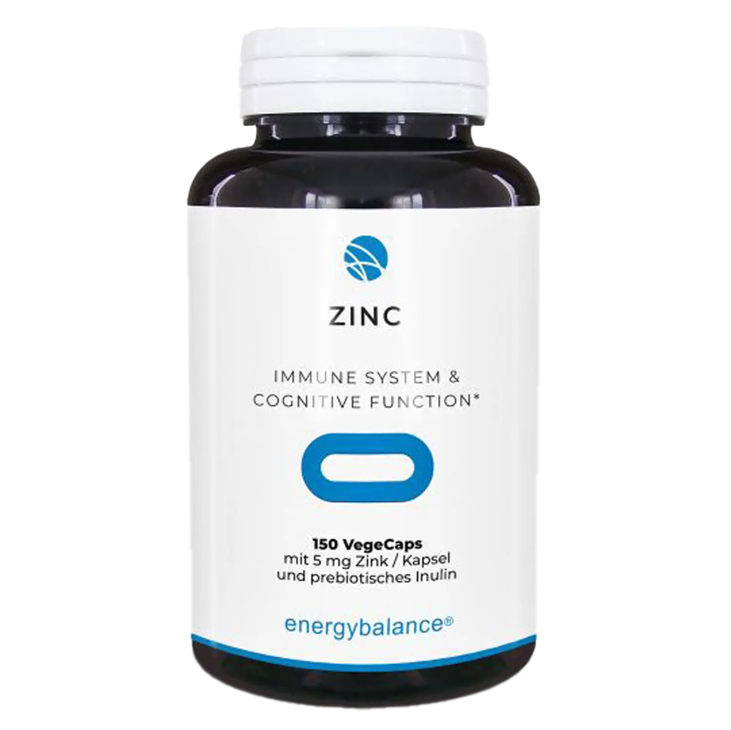 EnergyBalance Zink Citrat 5mg, 150 VegeCaps Immunsystem EAN: 7640108209726