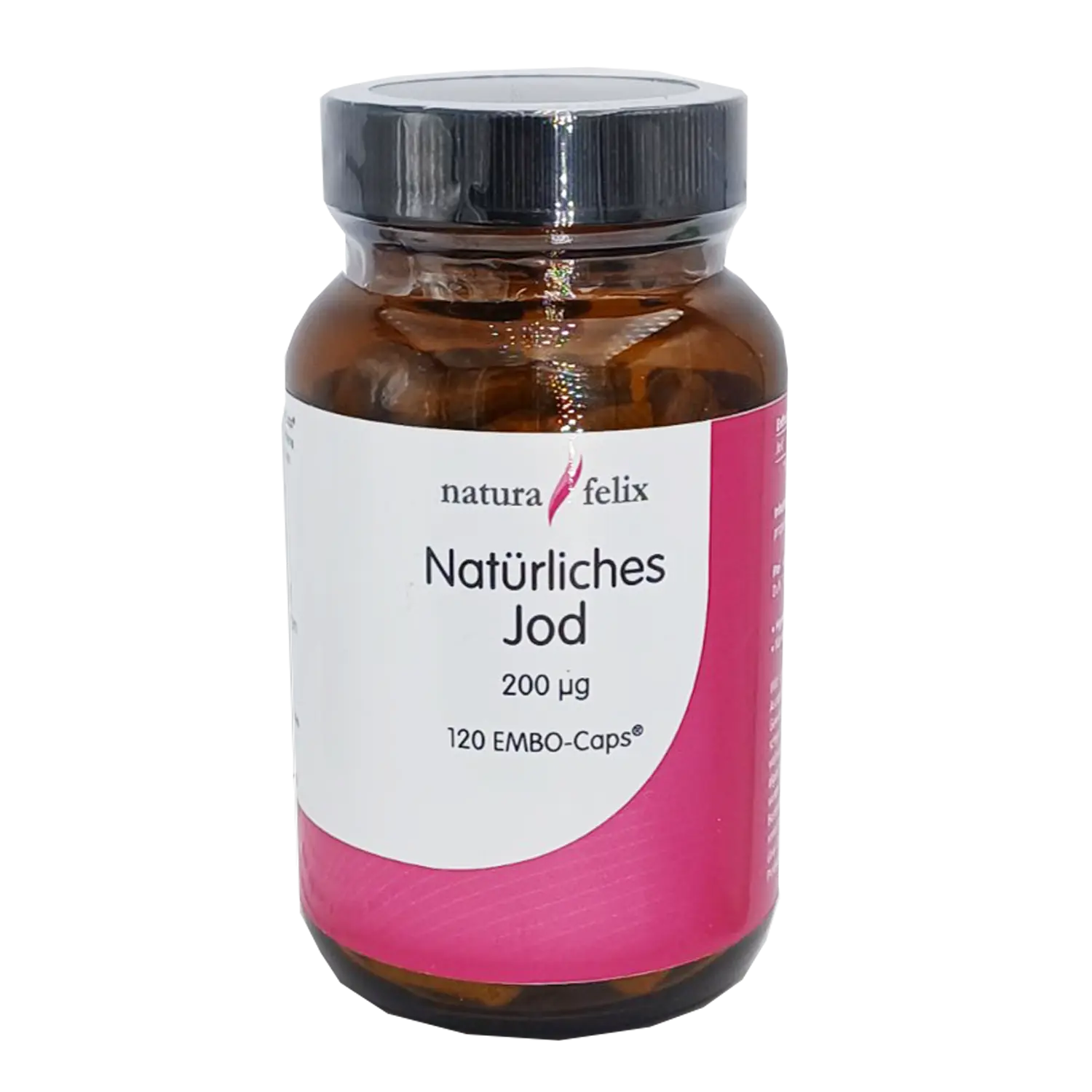 natura-felix Natürliches Jod von podo medi beinhaltet 90 Kapseln