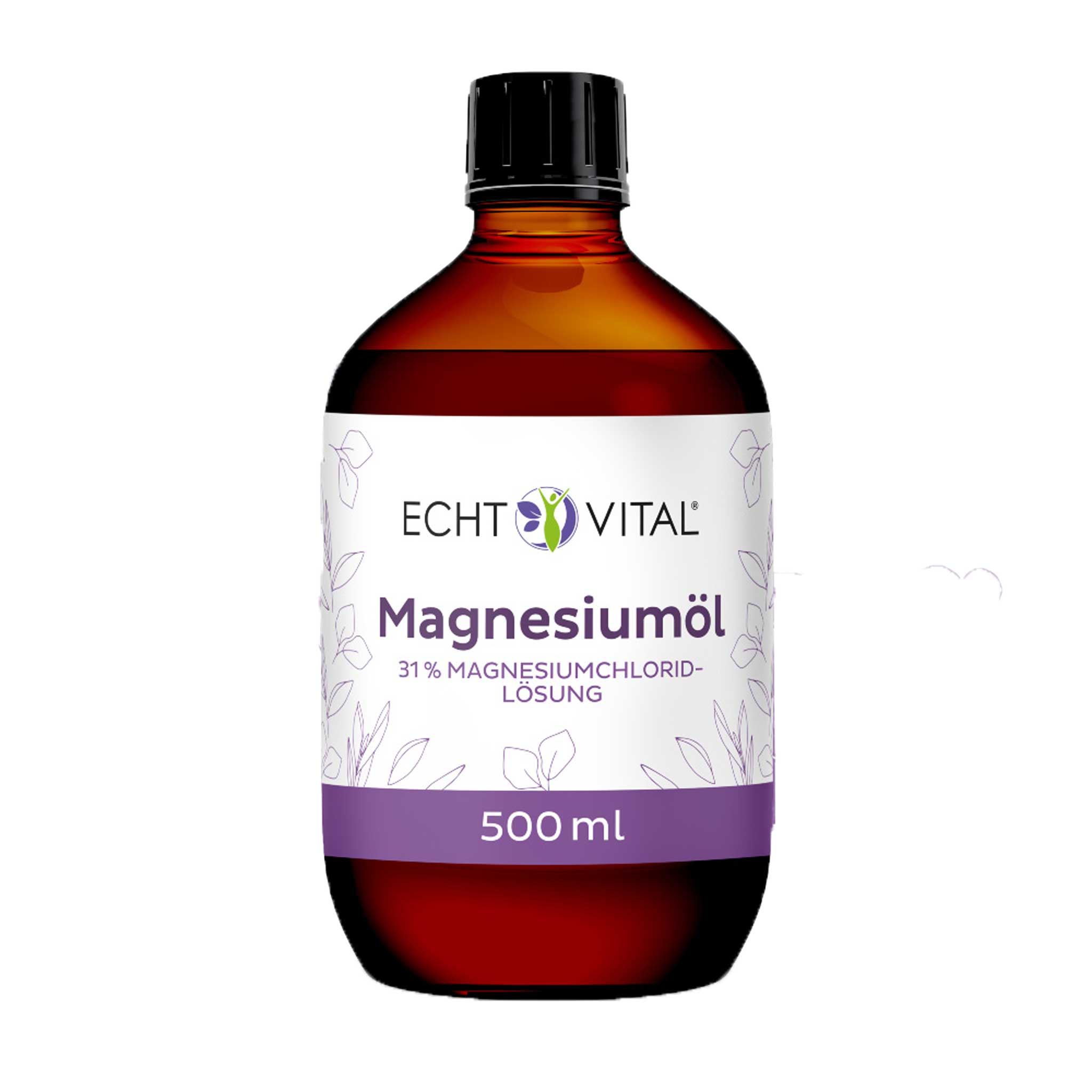 Magnesiumöl von Echt Vital in 500 Milliliter Flasche
