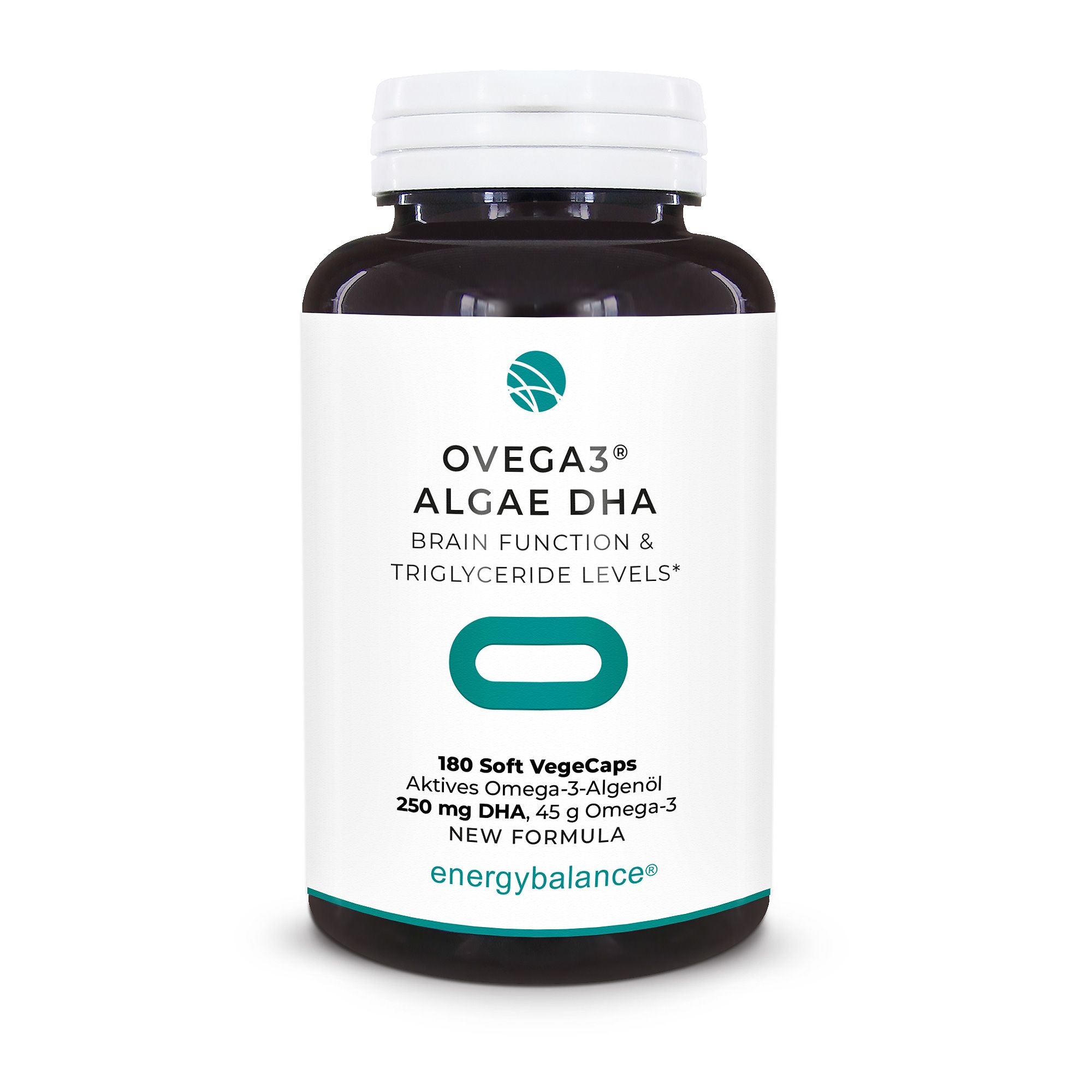 EnergyBalance Ovega3 life DHA Algenöl, 180 Kapseln  EAN: 7640108201553