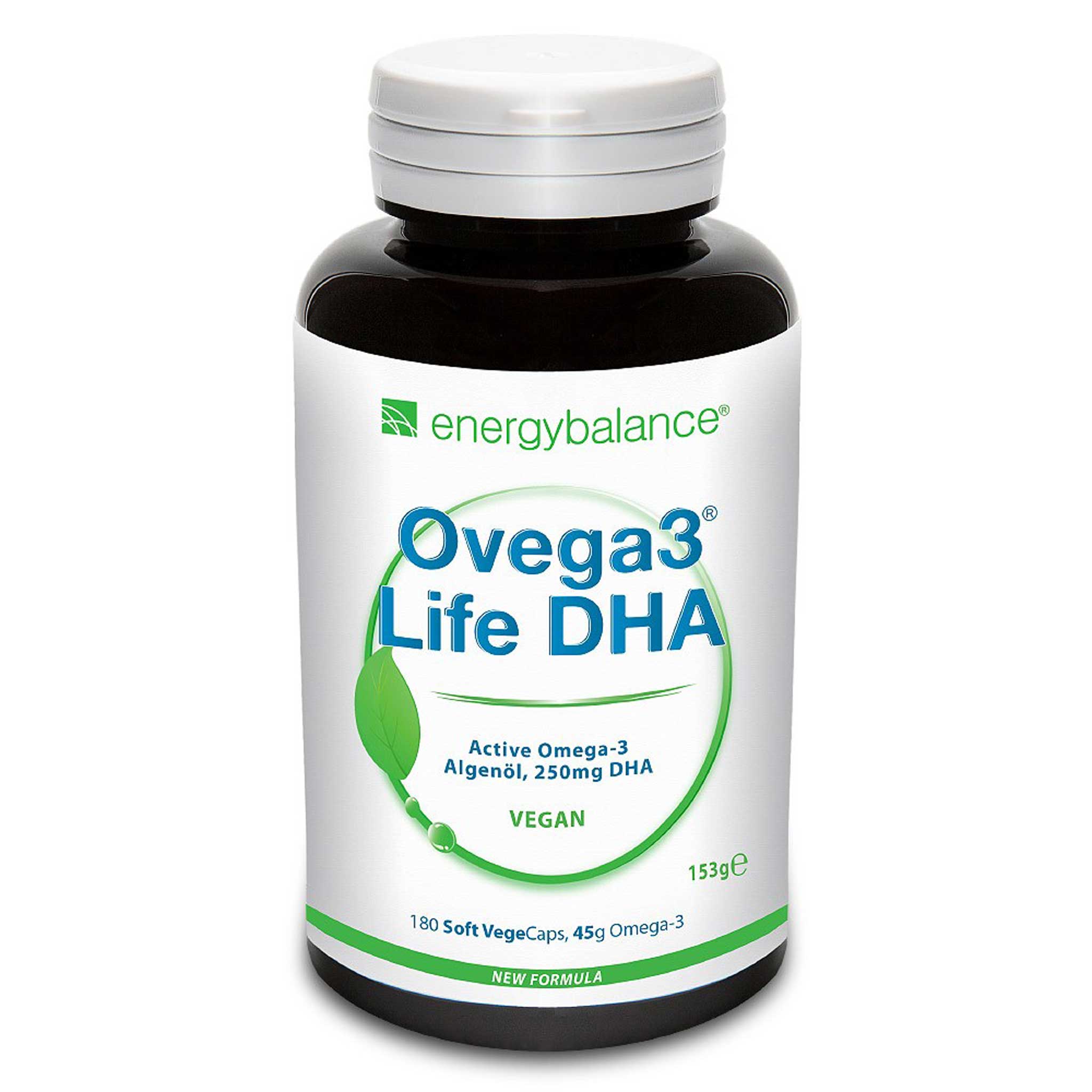 Ovega3 life DHA algenolie, 180 capsules