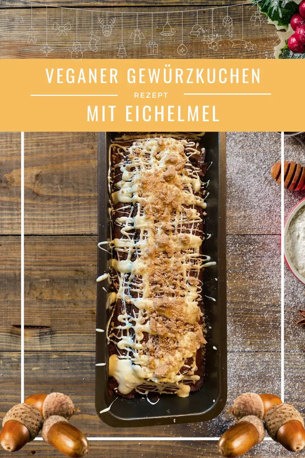 Gewürzkuchen mit Eichelmehl