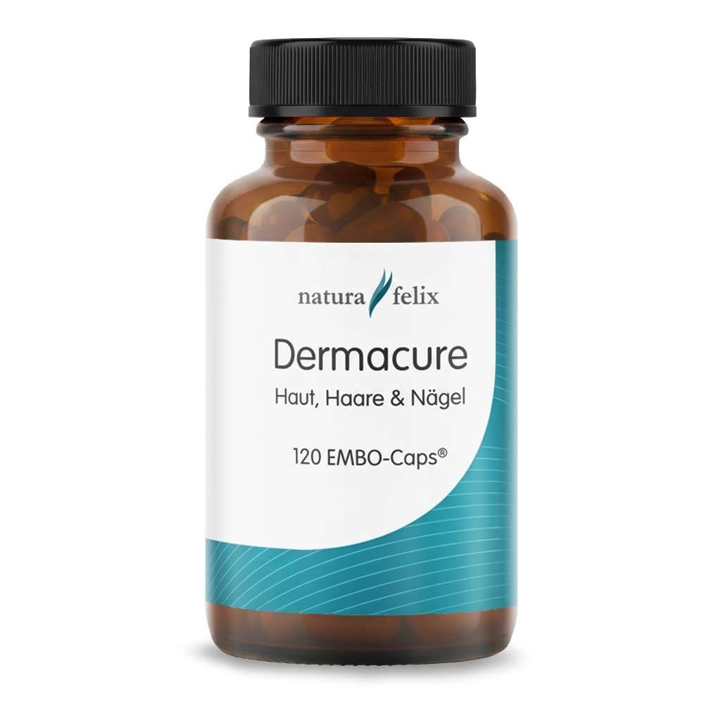 natura-felix Dermacure Haut, Haare & Nägel von podo medi beinhaltet 120 Kapseln. EAN: 8717729191651